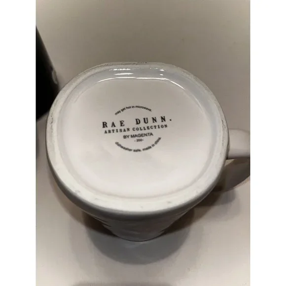 Rae Dunn Cheers Large Ivory Ceramic Mug Coffee Cup Gift - Picture 6 of 6